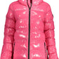 Pink Polyester Women Jacket