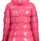 Pink Polyester Women Jacket