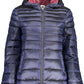 Blue Nylon Women Jacket