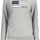 Gray Acrylic Women Sweater