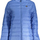 Light Blue Polyester Women Jacket