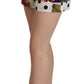 Floral High Waist Hot Pants Shorts