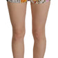 Multicolor Majolica Floral High-Waist Shorts