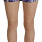 Elegant Floral High Waist Designer Shorts