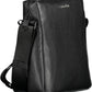 Black Polyester Men Shoulder Bag