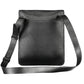 Black Polyester Men Shoulder Bag