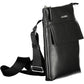 Black Polyester Men Shoulder Bag