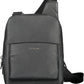 Black Polyester Men Shoulder Bag