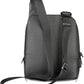 Black Polyester Men Shoulder Bag