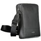 Black Polyester Mens Shoulder Bag