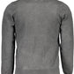 Gray Viscose Men Sweater