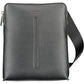 Black Polyester Mens Shoulder Bag