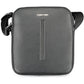 Black Polyester Men Shoulder Bag