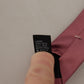 Pink Solid Print Silk Adjustable Necktie Accessory Tie