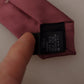 Pink Solid Print Silk Adjustable Necktie Accessory Tie