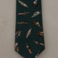 Black Bottle Fantasy Print Silk Adjustable Accessory Tie
