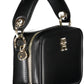 Black Polyethylene Women Handbag