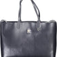 Blue Polyethylene Women Handbag