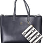 Blue Polyethylene Women Handbag