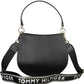 Black Polyester Women Handbag