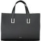 Black Polyester Women Handbag