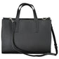 Black Polyester Women Handbag