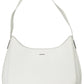 White Polyester Women Handbag