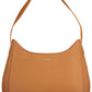 Brown Polyester Women Handbag