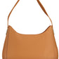 Brown Polyester Women Handbag