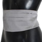 Elegant Silk Gray Cummerbund