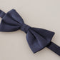 Stunning Silk Blue Bow Tie