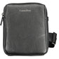 Black Polyester Men Shoulder Bag