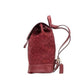 Dempsey Red Apple Signature Jacquard Canvas Logo Patch Backpack