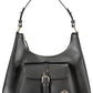 Black Leather Women Handbag