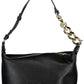 Black Polyethylene Women Handbag