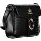 Black Polyethylene Women Handbag