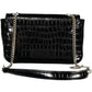 Black Polyethylene Women Handbag