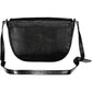 Black Polyethylene Women Handbag