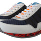 Multicolor Leather Sport Low Top Sneakers