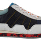 Multicolor Leather Sport Low Top Sneakers