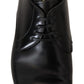 Elegant Black Leather Derby Shoes