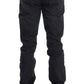 Sleek Gray Slim Fit Italian Mens Jeans