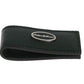 Elegant Green Leather Money Clip