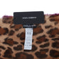 Exquisite Leopard Print Lambskin Fur Scarf