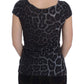 Chic Leopard Modal Top by Cavalli