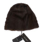 Luxurious Brown Weasel Fur Beanie