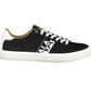 Black Polyester Men Sneaker