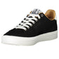 Black Polyester Men Sneaker