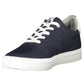 Blue Polyester Men Sneaker