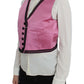 Silk-Cotton Blend Torero Inspired Vest